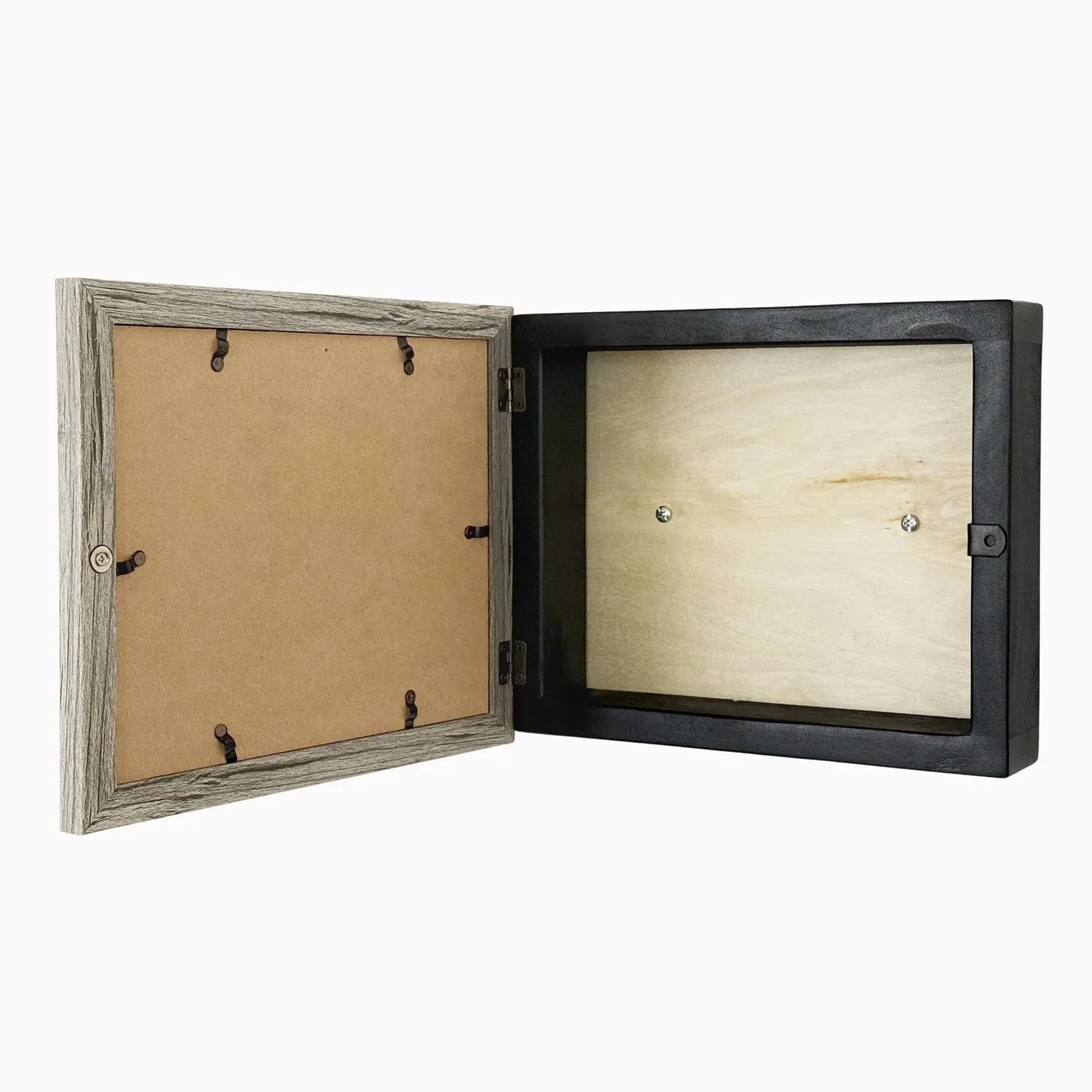 Grey, 8x10 Concealment Picture Frame Horizontal