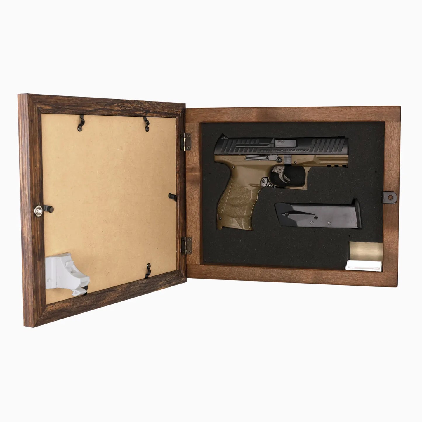 Brown, 8x10 Concealment Picture Frame Horizontal