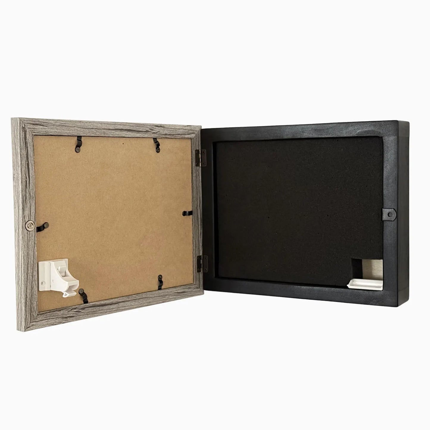 Black, 8x10 Concealment Picture Frame Horizontal