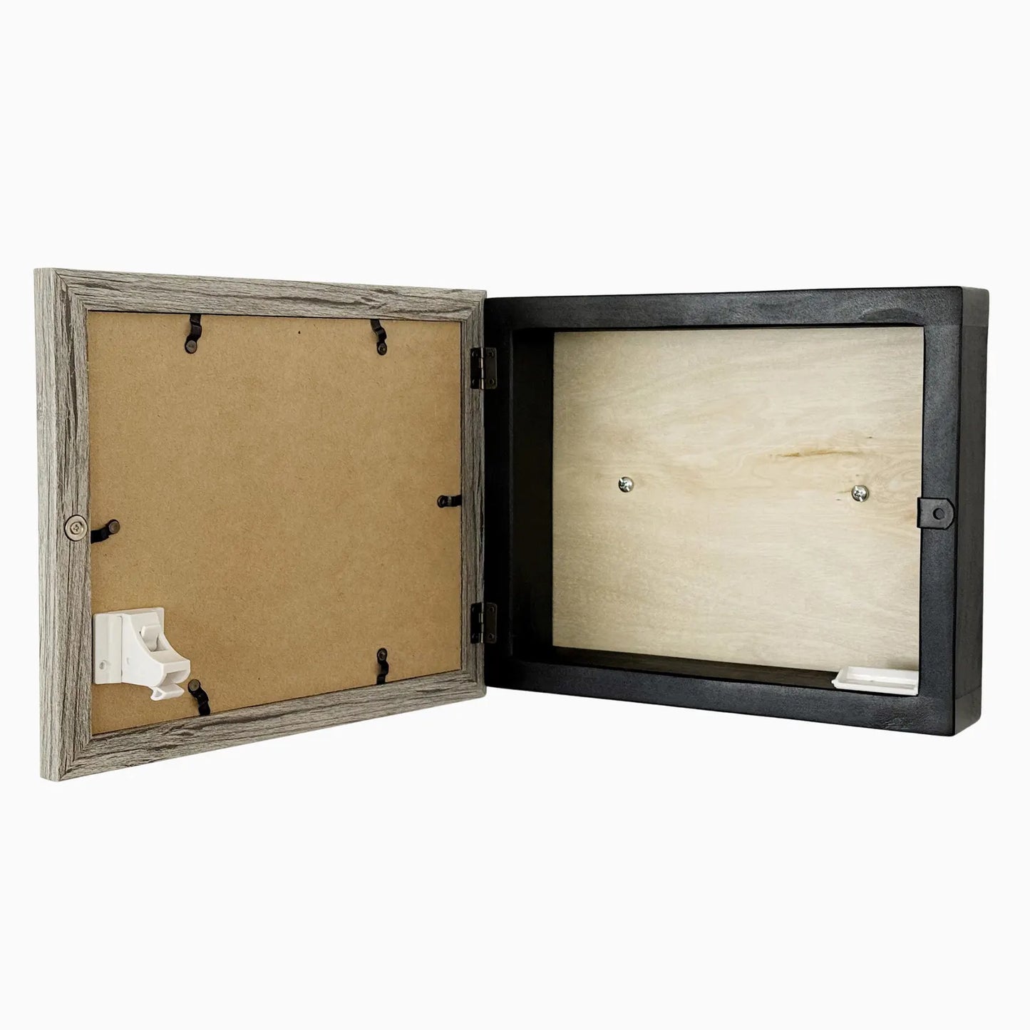 Grey, 8x10 Concealment Picture Frame Horizontal